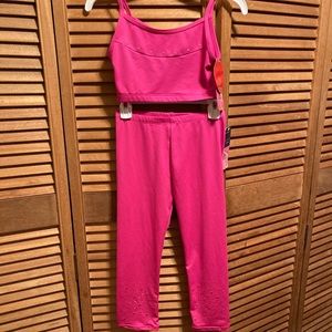 Freestyle by Danskin Speed Dri Performance Pink Top & Pants